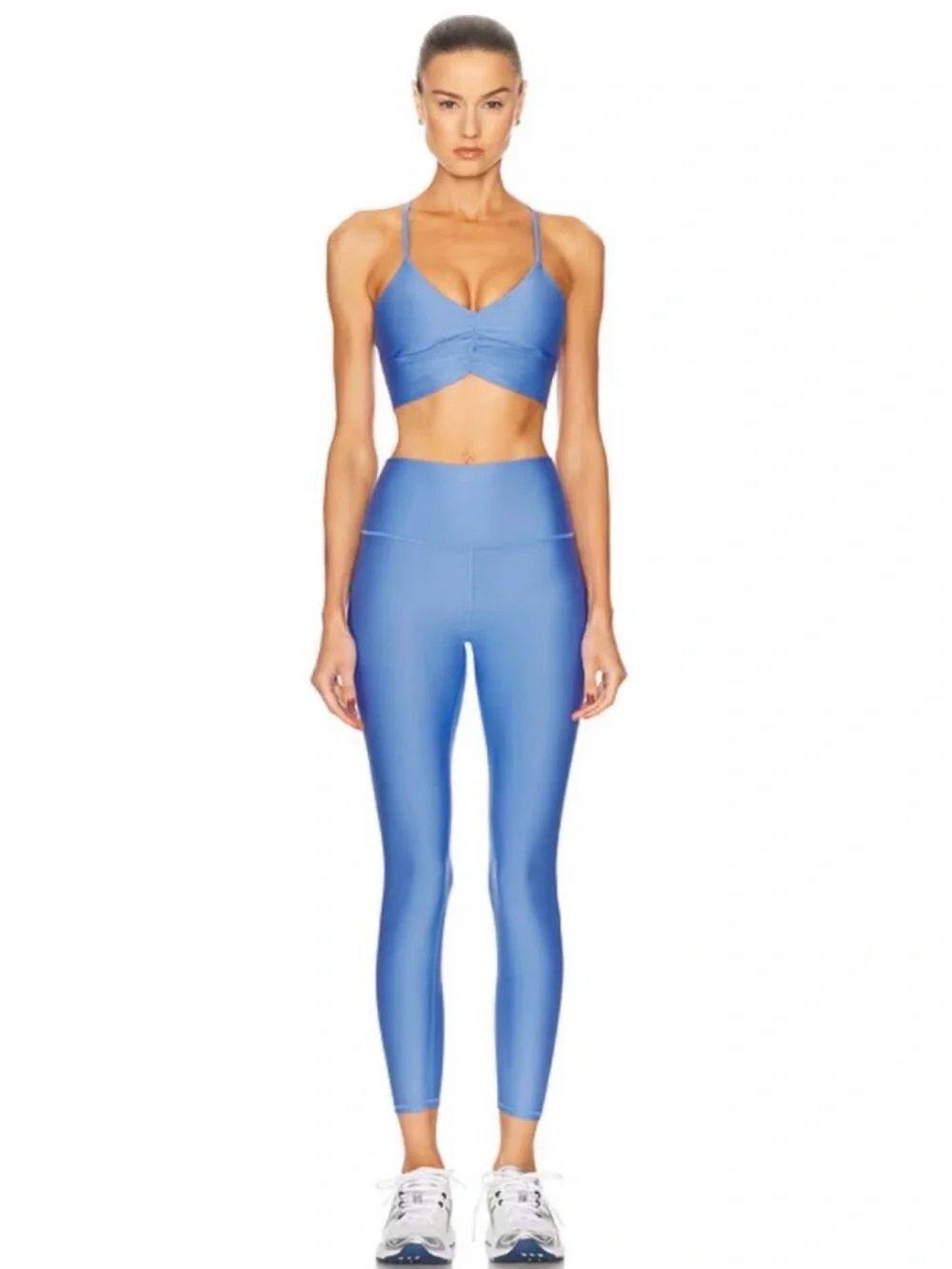 ALO Yoga FULL LENGTH AIRLIFT Leggings in crystal clear blue